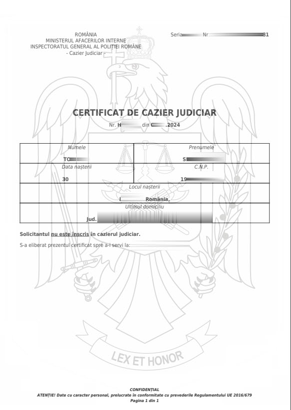 cazier scoala de soferi